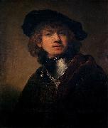 Rembrandt Peale Self portrait as a Young Man USA oil painting artist